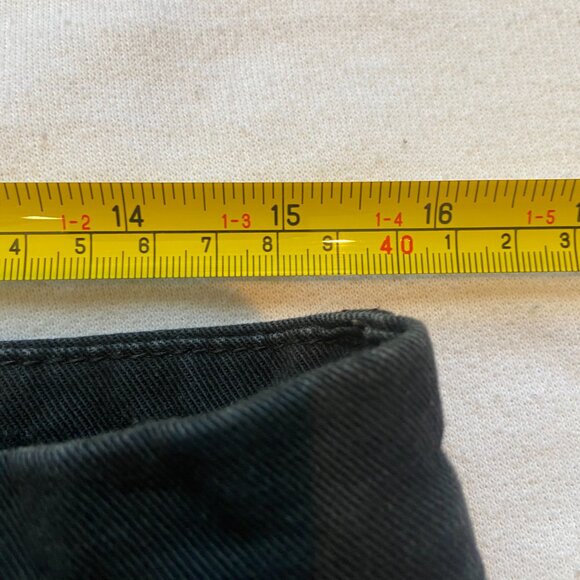 Blank NYC Be a Frayed Lace Up Denim Jean Skirt Black Grunge Y2K - Picture 4 of 5